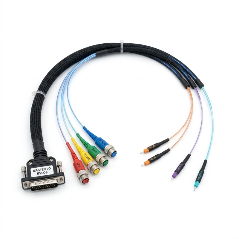 OEM Custom Drone Wiring Harnesses Fiber Optic Drone Signal Harness SINNHONG Vietnam/China