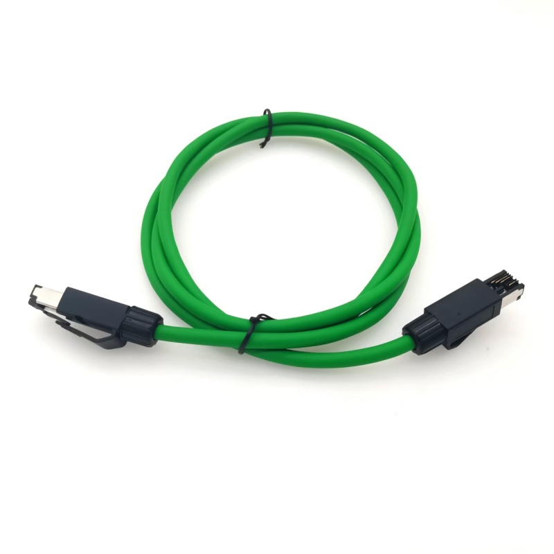 M12 D-Code to RJ45 Industrial Ethernet Cable