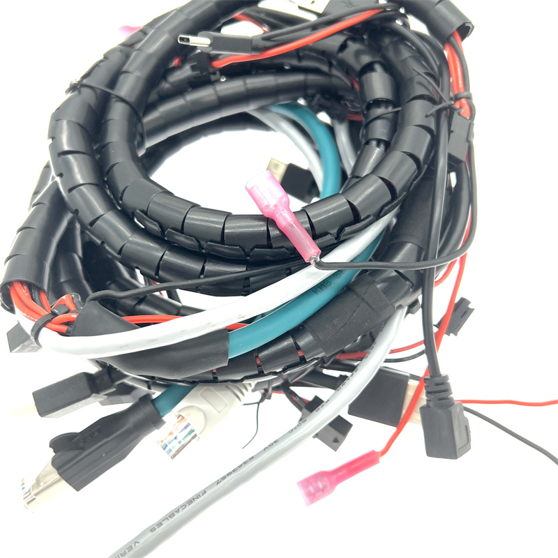 Precision Connectivity Redefined: Custom Internal Wiring Harness for Industrial Electronic Scales with HDMI, USB, CAT6, USB Type C, and MOLEX Connectors