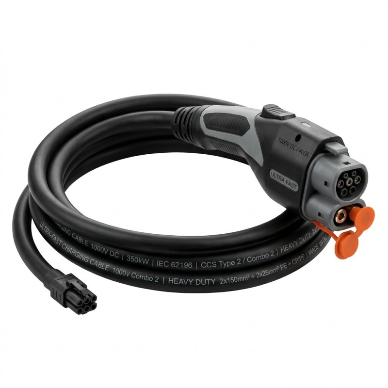 Custom EV Bus High-Voltage Wiring Harness 1000V DC Ultra-Fast Charging Bus Cable Assembly – Pantograph-Ready High Voltage Charging Interface Wiring | SINNHONG Vietnam/China ODM Manufacturer