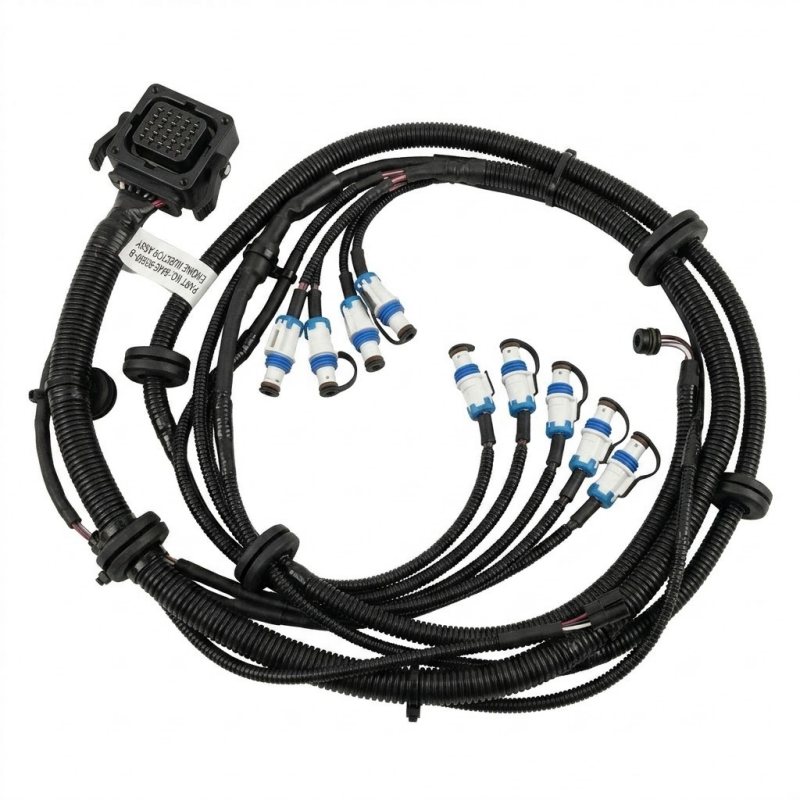 Custom Fuel Injector Connector Wire Harness: Engine Injector Cable Assembly – Automotive Engine Interconnect Solutions | SINNHONG Vietnam/China OEM Manufacturer