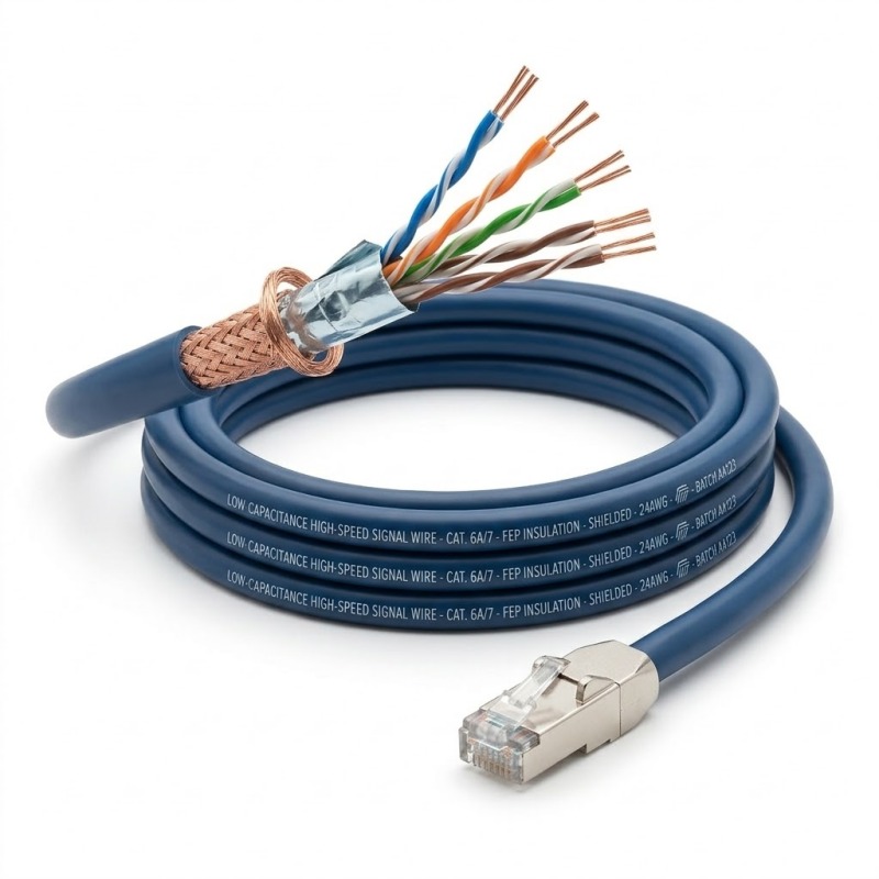 Custom Robotics Wiring Harnesses for Low-capacitance high-speed signal wire Sustainable robotics cable materials SINNHONG Vietnam/China Manufacturer