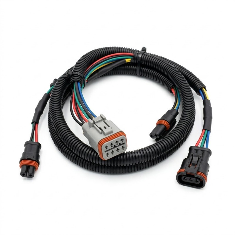 Custom Agriculture Industrial Machine Wire Harness, Waterproof Irrigation System Wiring, UV-Resistant Anti-Corrosion Farm Equipment Harness SINNHONG Vietnam/China OEM Manufacturer