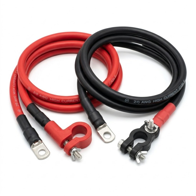 Custom EV Bus High-Voltage Wiring Harness for High-Current Battery-to-Inverter Cables, Modular Battery String Interconnects – SINNHONG Vietnam/China OEM